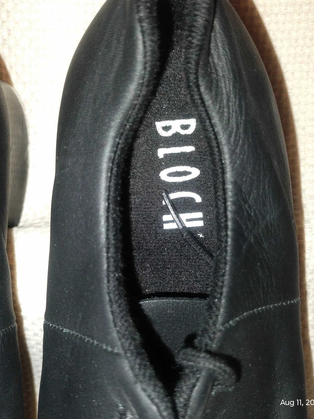Bloch Shockwave #2 Black Women's Leather Tap Shoes Size 7